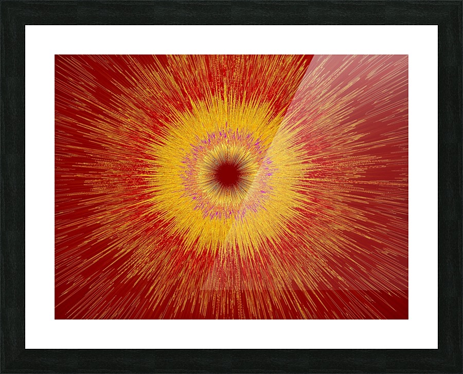 Dark Sunshine 1  Picture Frame print