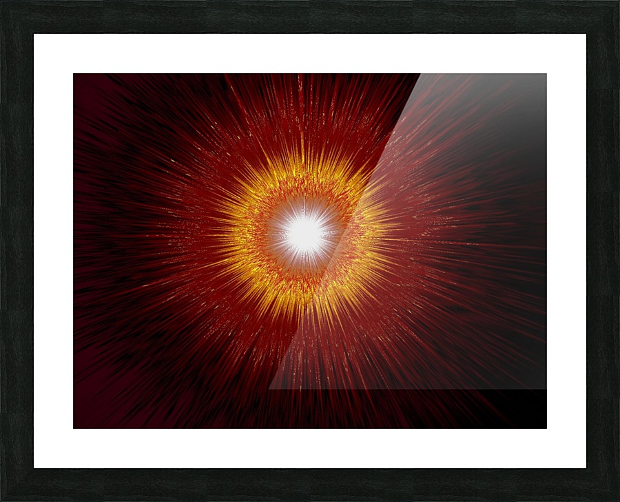 Dark Sunshine 2  Picture Frame print