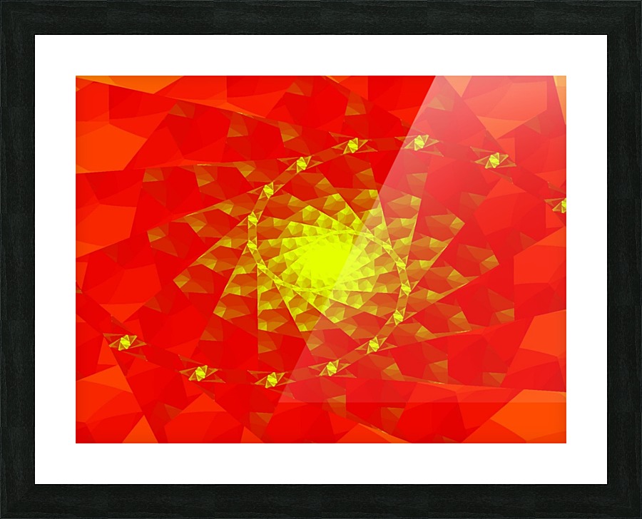 Fractal Sun 1 Picture Frame print