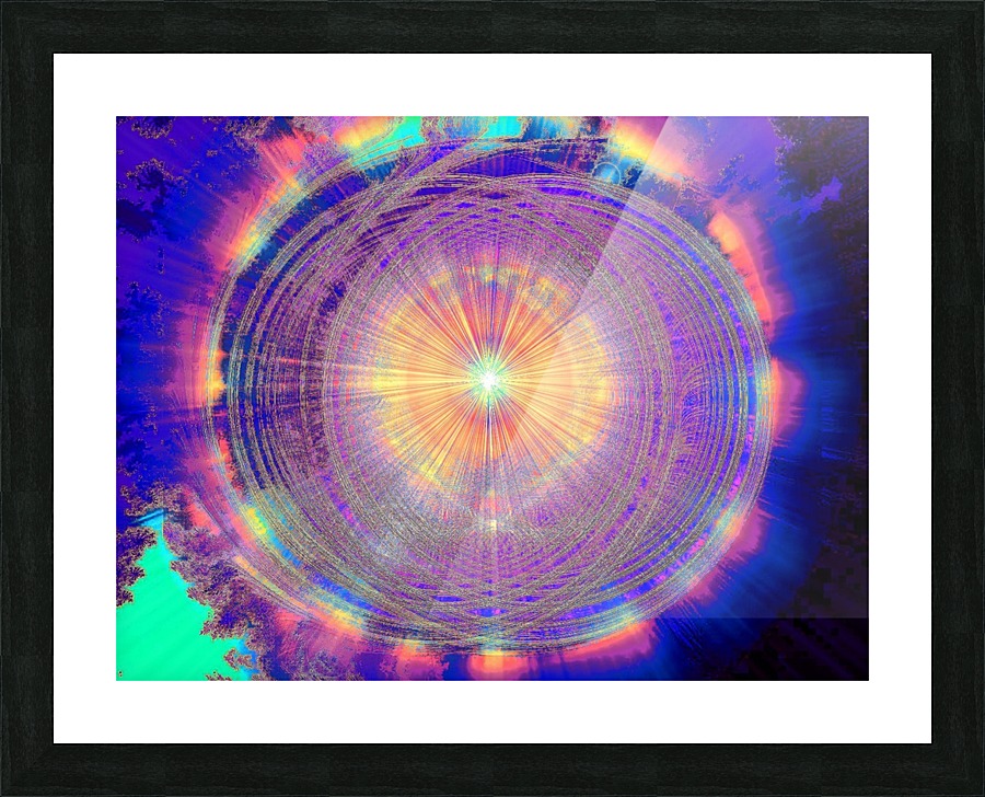 Moonlight Flare 1  Picture Frame print