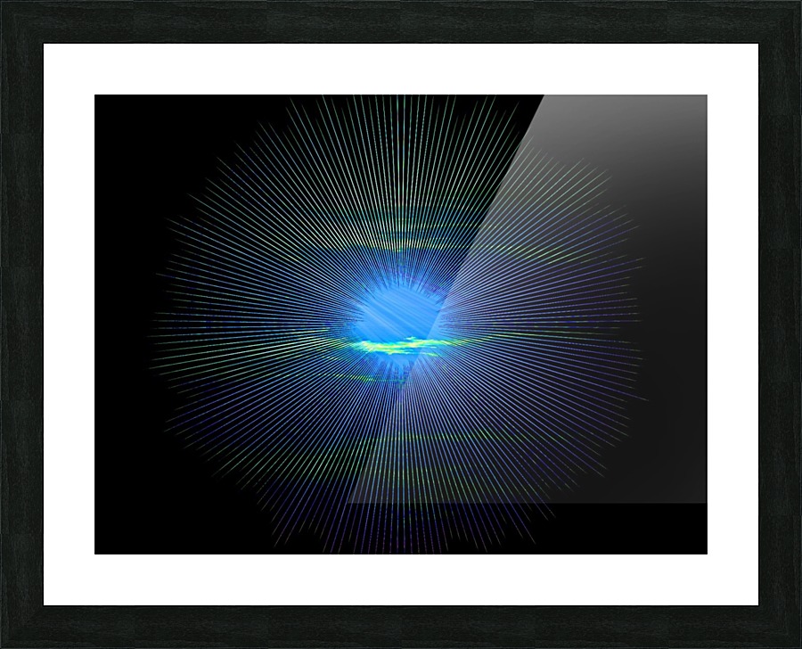 Moonlight Stream 1  Picture Frame print