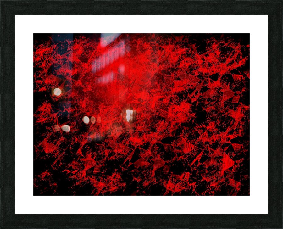 Red Lights 1  Picture Frame print