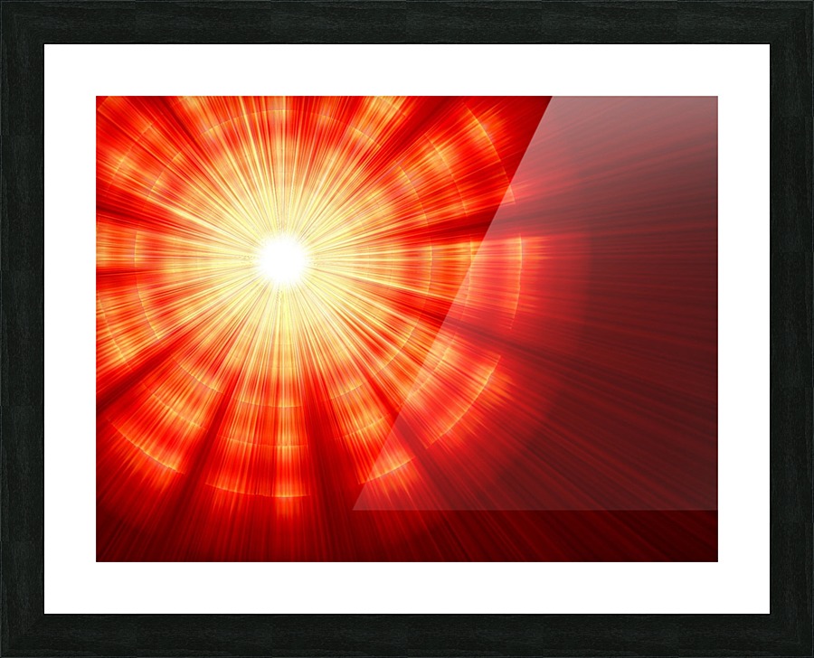 Sun In Flare 1 Picture Frame print