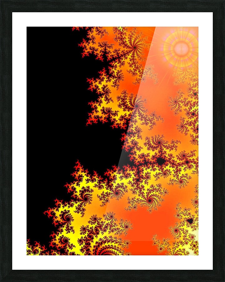 Sunset In The Forest 1  Picture Frame print