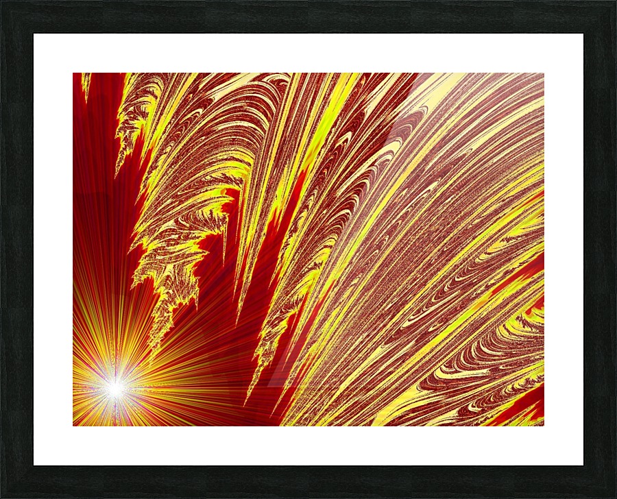 Sunshine Flare 1   Picture Frame print