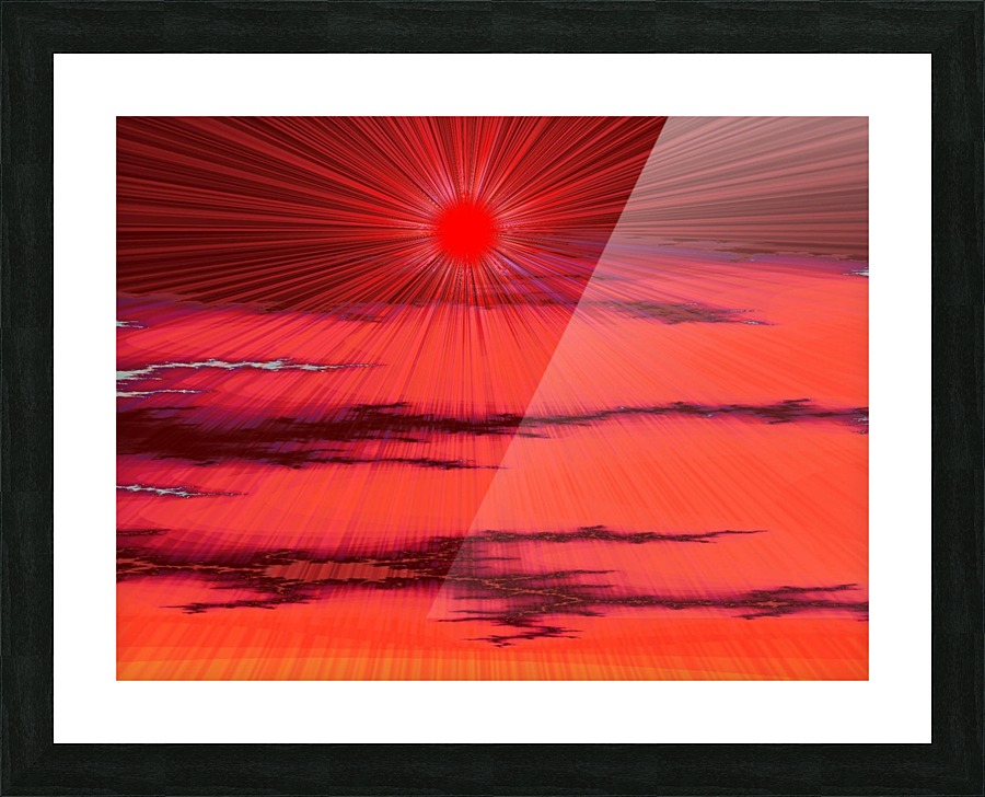 Sunshine In Sunset 1  Picture Frame print