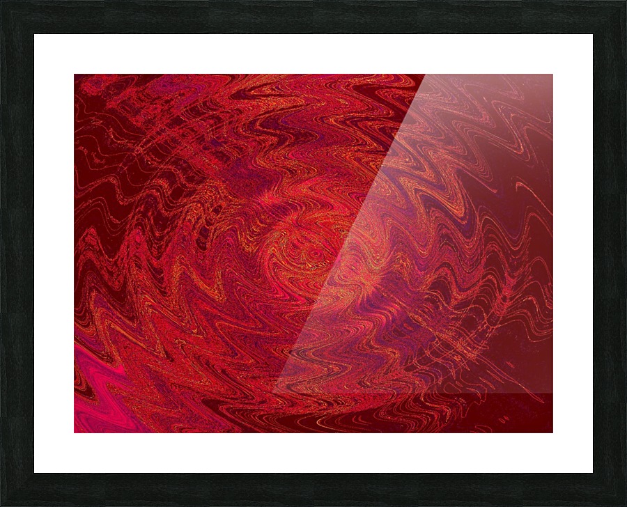 Digital Waves 5 Picture Frame print