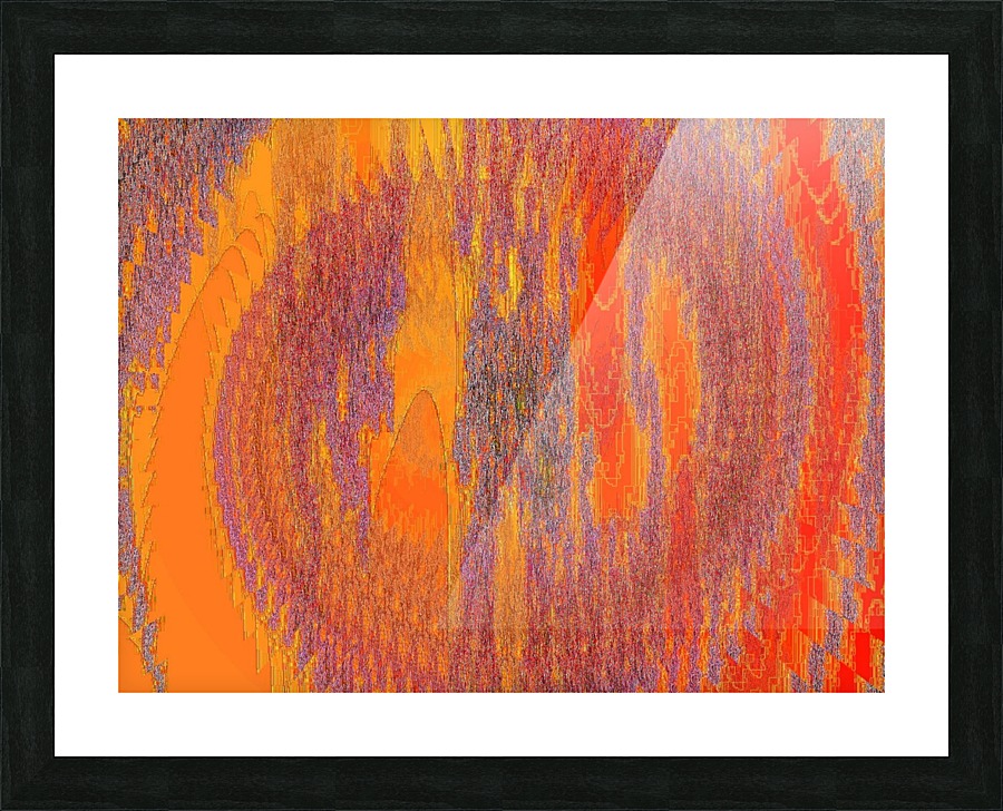 Orange Experiment 1  Picture Frame print