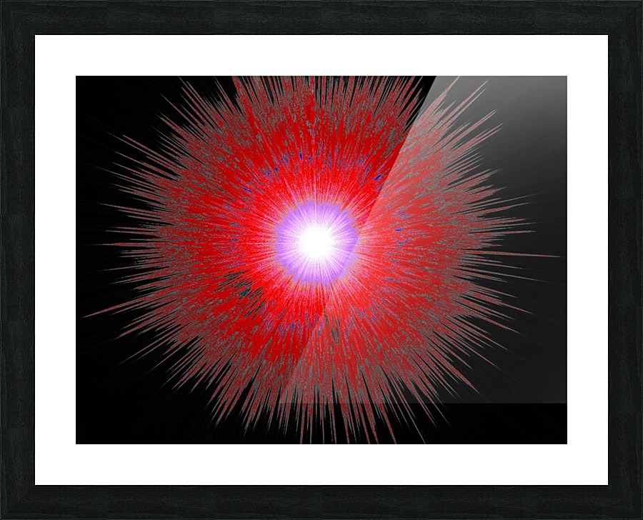 Abstract Sun 3 Picture Frame print