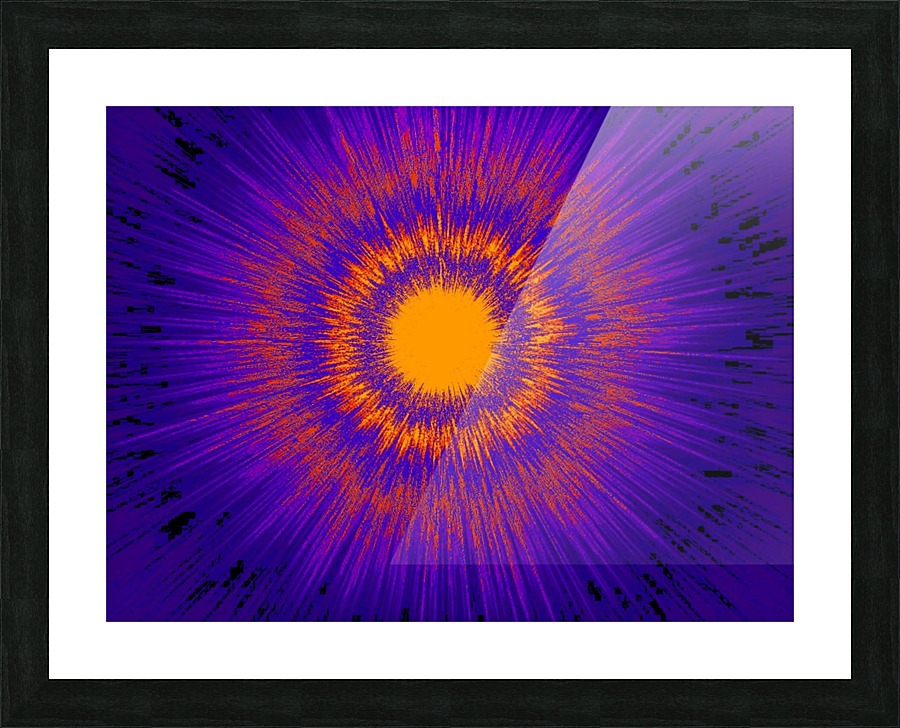 Abstract Sun 15 Picture Frame print