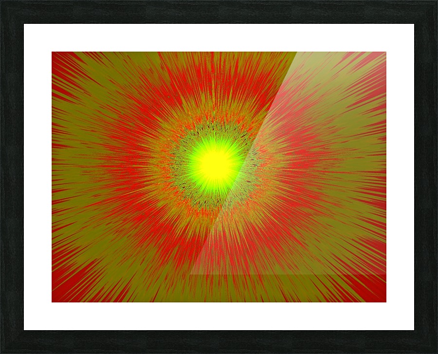 Abstract Sun 25 Picture Frame print