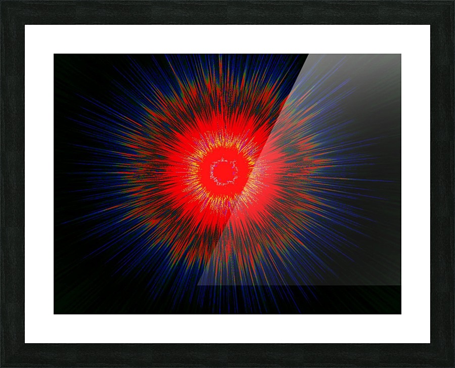 Abstract Sun 30 Picture Frame print