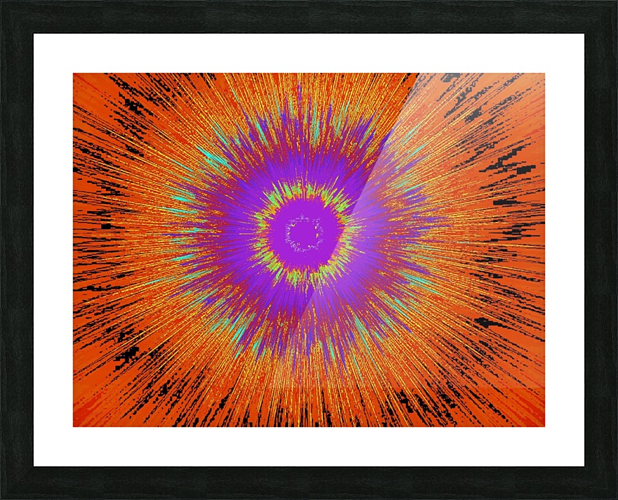 Abstract Sun 33 Picture Frame print