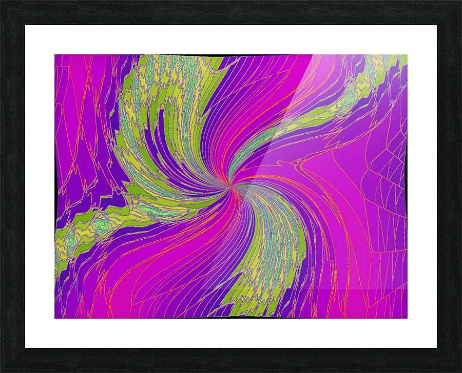 Glass Break 1 Picture Frame print