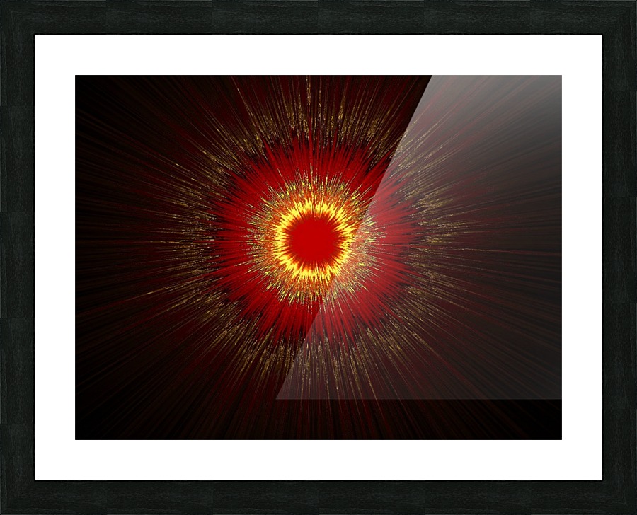 Abstract Sun 42 Picture Frame print