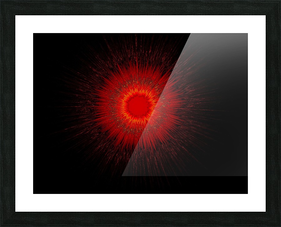 Abstract Sun 43 Picture Frame print
