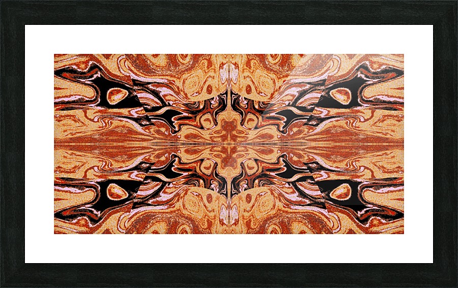 Sand Monarch  Picture Frame print