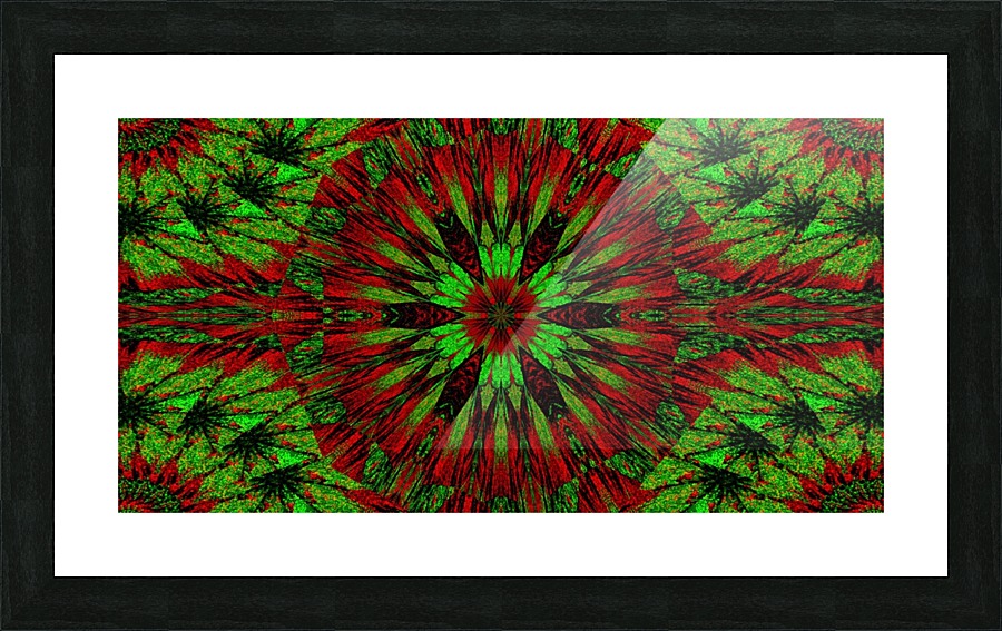 Emerald Dahlia Picture Frame print