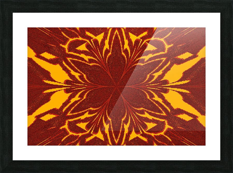 Red Shadow Jasmine Picture Frame print