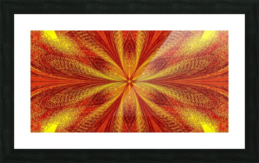 Sunset Daffodil Picture Frame print