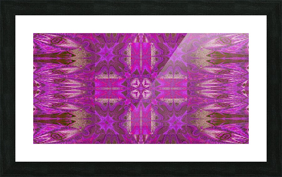 Stone Light Flower 5 Picture Frame print