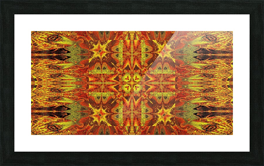 Stone Light Flower 9 Picture Frame print
