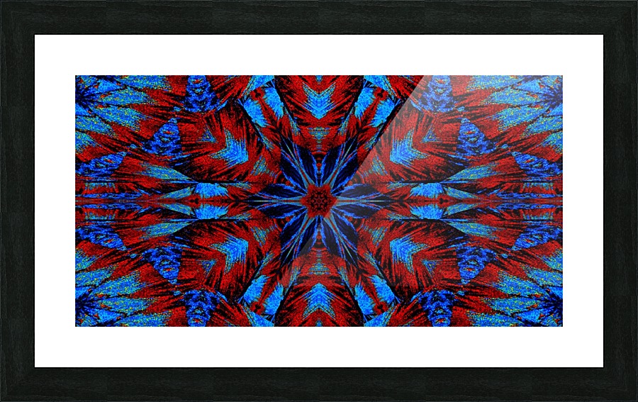 Woven Wildflower Picture Frame print