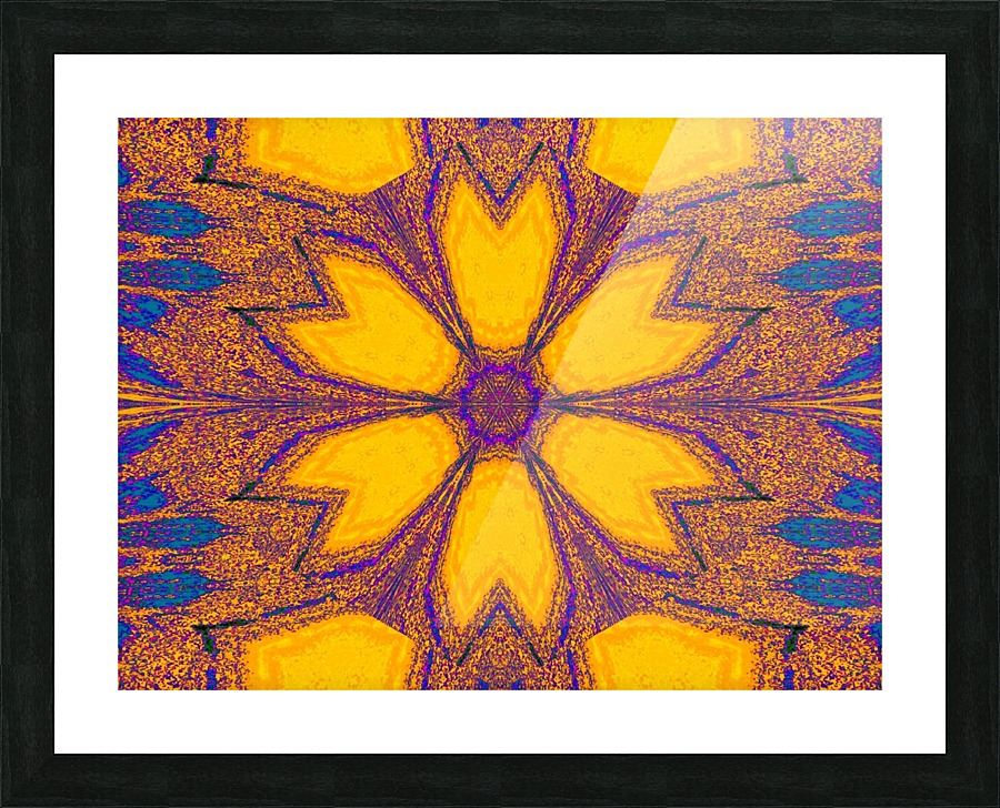 Yellow Dawn  Picture Frame print
