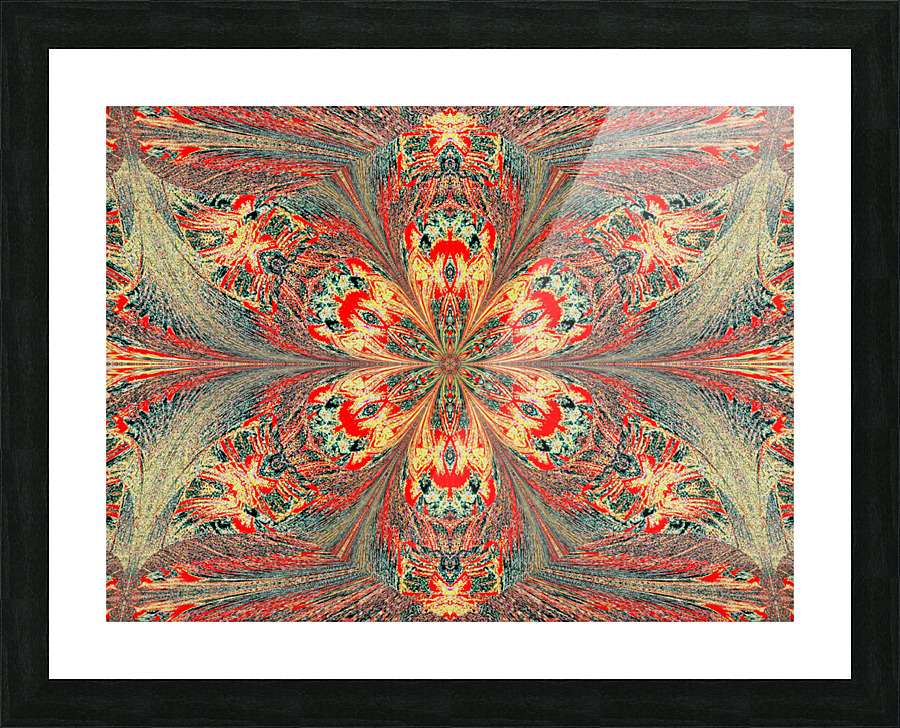 An Ancient Wildflower Picture Frame print