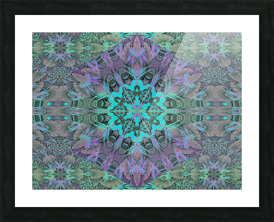 Moonlight Flower Picture Frame print