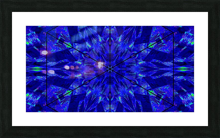 Lotus In Moonlight 2 Picture Frame print