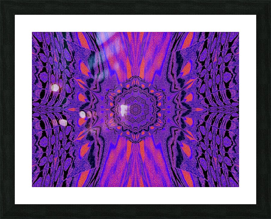 Falling Lotus Picture Frame print