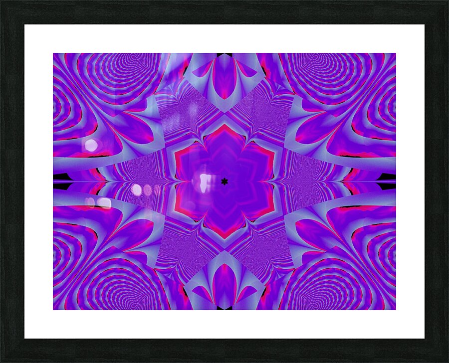 Purple Karma 3 Picture Frame print