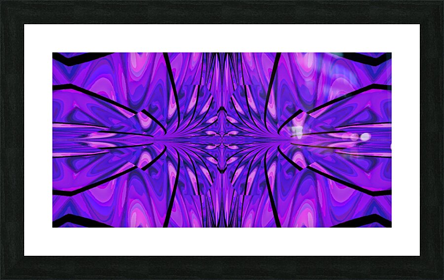 Inside A Lotus Bloom Picture Frame print