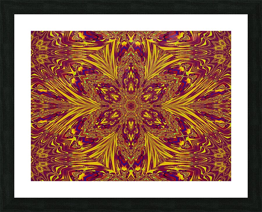 Summer Lotus Picture Frame print