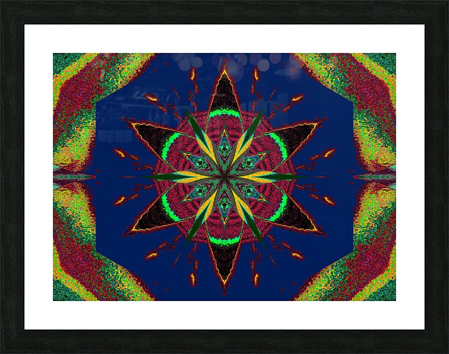 Sky Flower 1 Picture Frame print