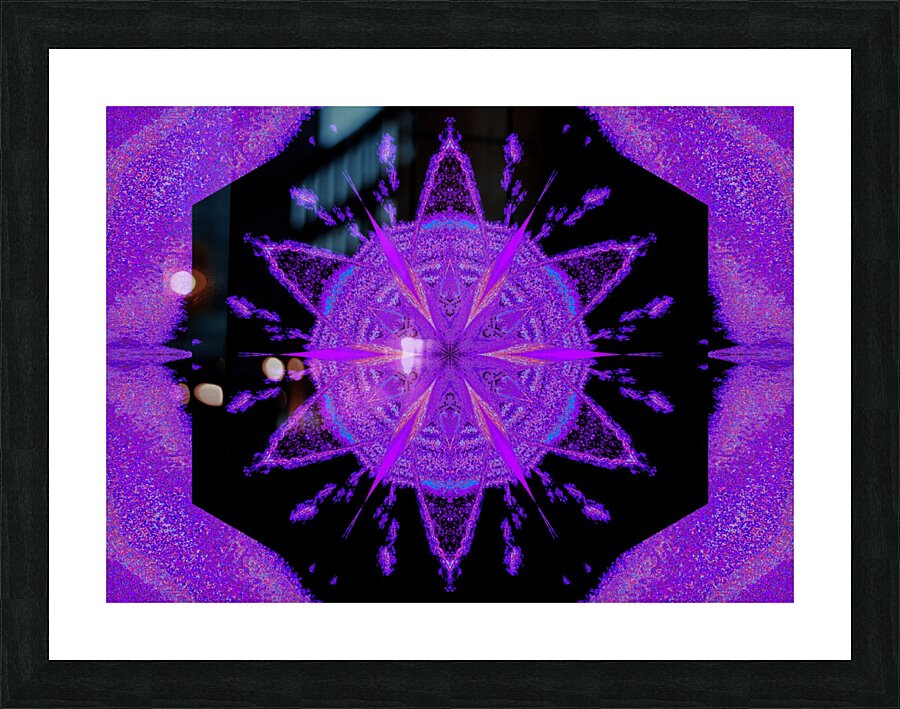Sky Flower 3 Picture Frame print