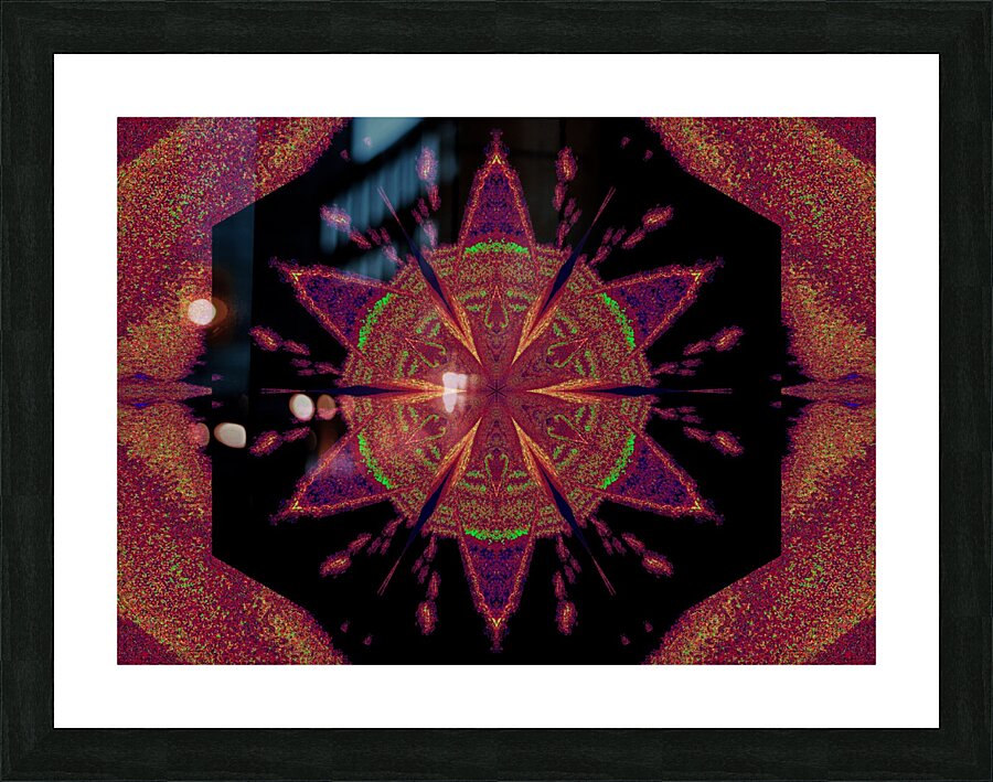 Sky Flower 4 Picture Frame print