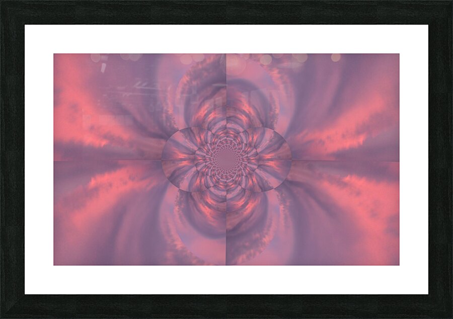 Pink Lotus Picture Frame print