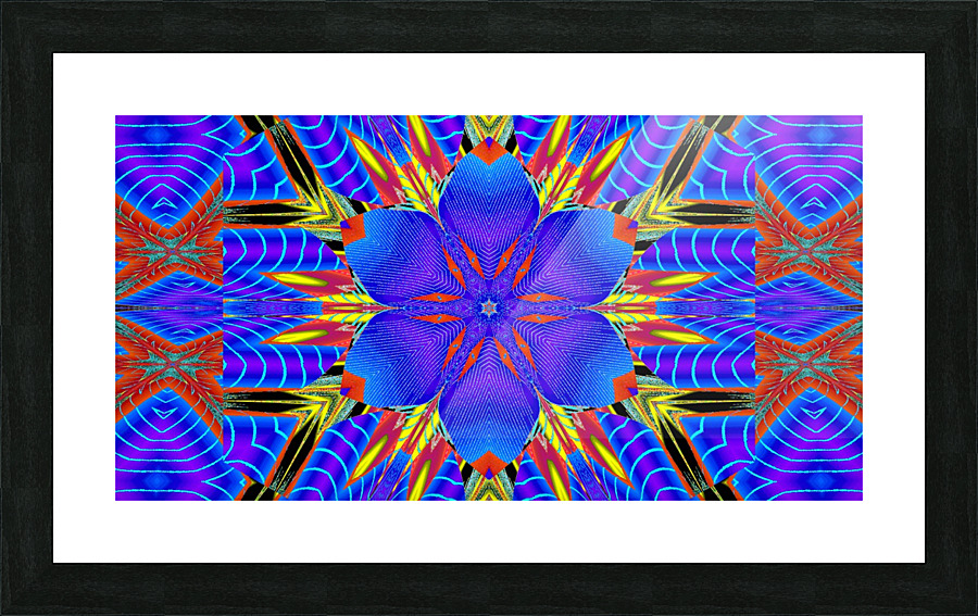 Plastic Lotus 2 Picture Frame print