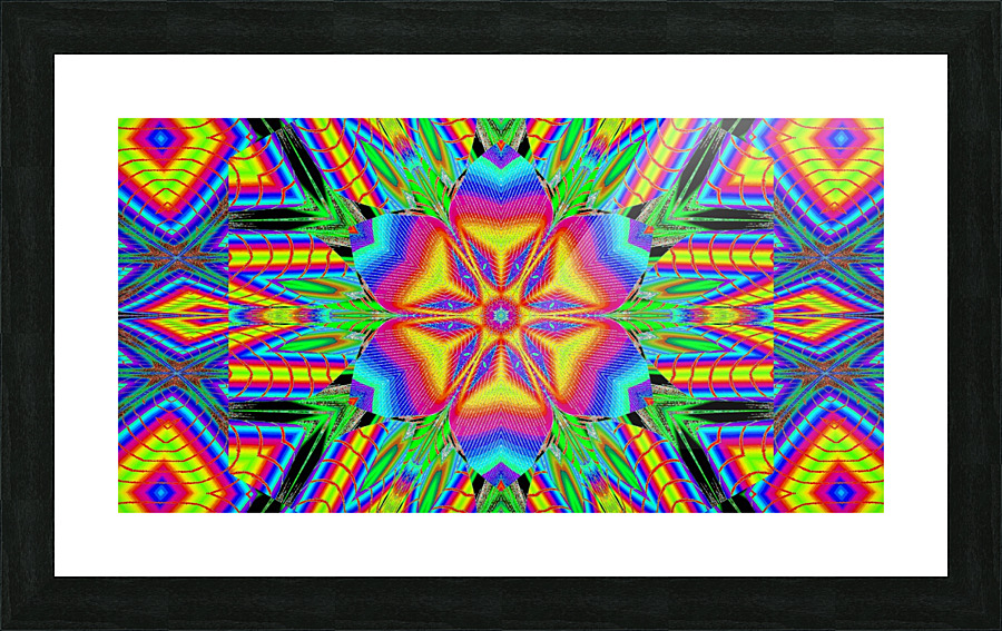 Plastic Lotus 3 Picture Frame print