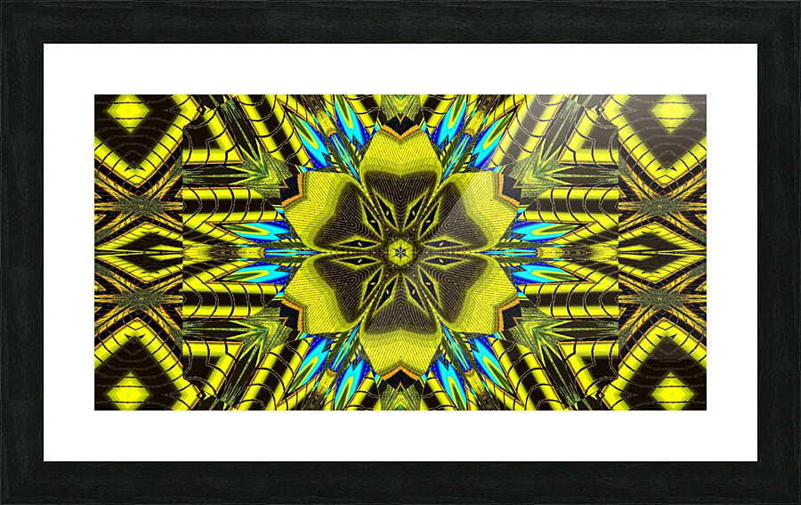 Plastic Lotus 9 Picture Frame print