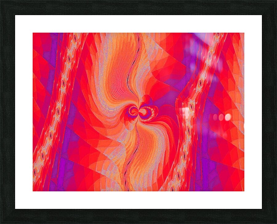 Lotus Flow  Picture Frame print