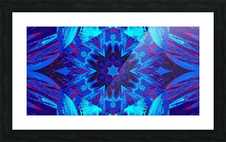 Painted Lotus 5 Picture Frame print