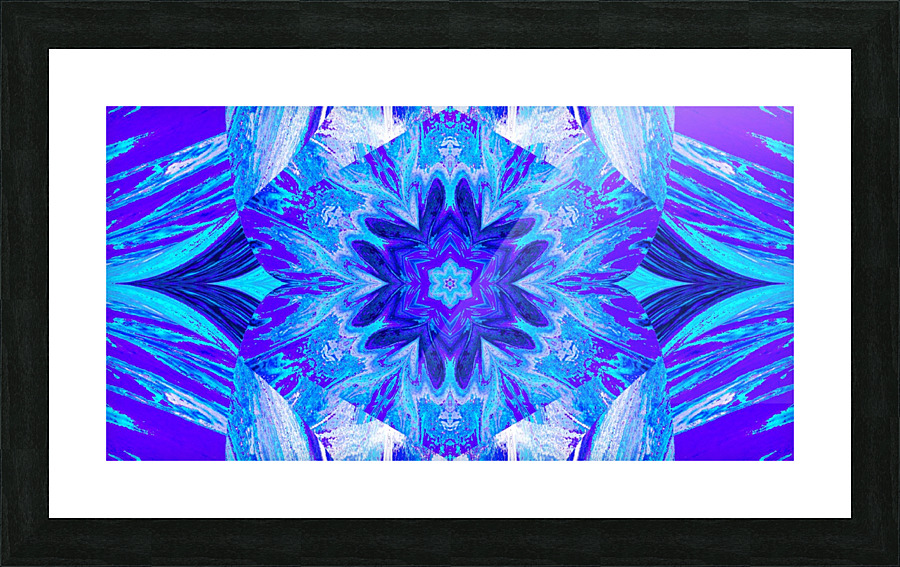 Painted Lotus 6 Picture Frame print