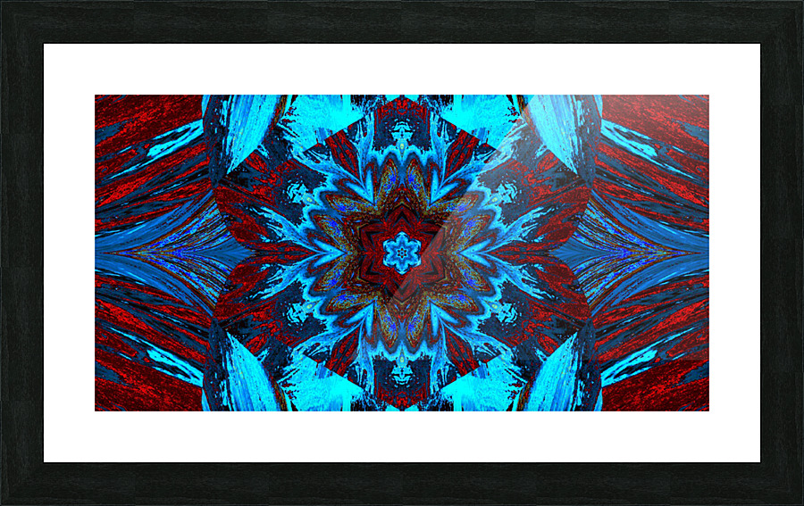 Painted Lotus 8 Picture Frame print