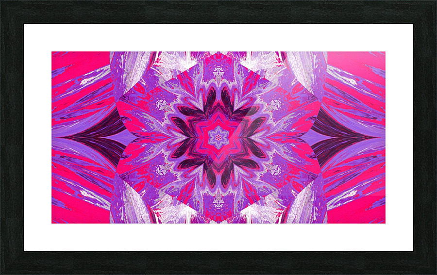 Painted Lotus 12 Picture Frame print