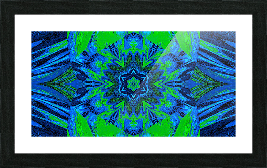 Painted Lotus 20 Picture Frame print
