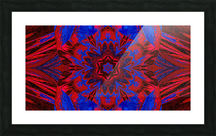 Painted Lotus 21 Picture Frame print