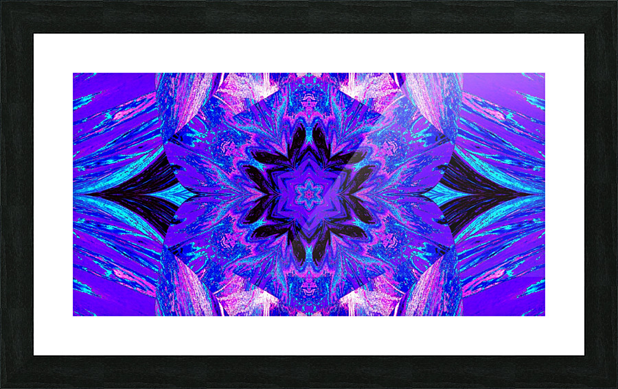 Painted Lotus 23 Picture Frame print